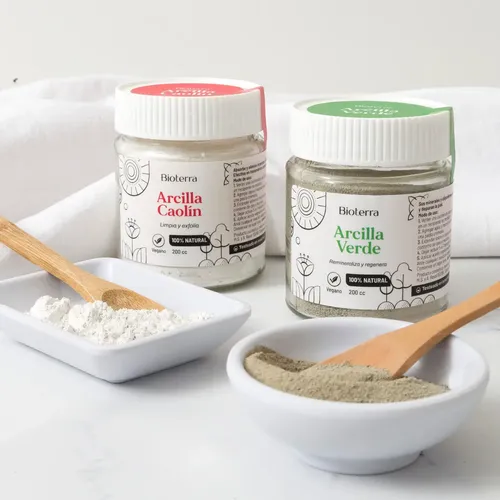 Arcilla Facial Verde Orgánica Cosmética Natural Bioterra