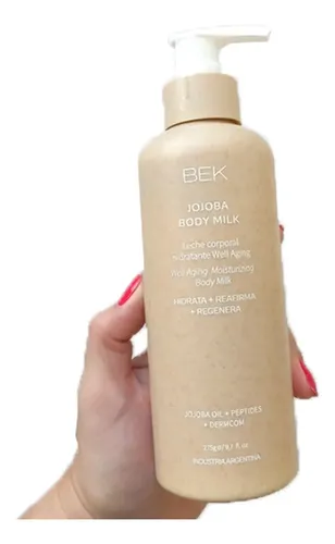 Bek Jojoba Body Milk Leche Corporal Piel Hidratada 12c
