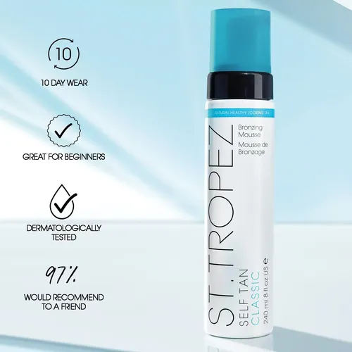 Mousse Bronceadora Clásica Self Tanner St. Tropez, 240 Ml, V