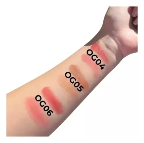 Obsidian Gemini Blush Duo Maquillaje Rubor Ruby Rose Tono del maquillaje OG05