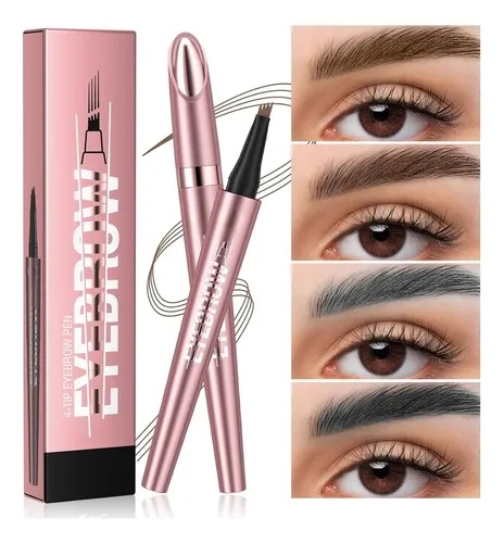 Lápiz Microblading Cejas Impermeable Marrón Oscuro