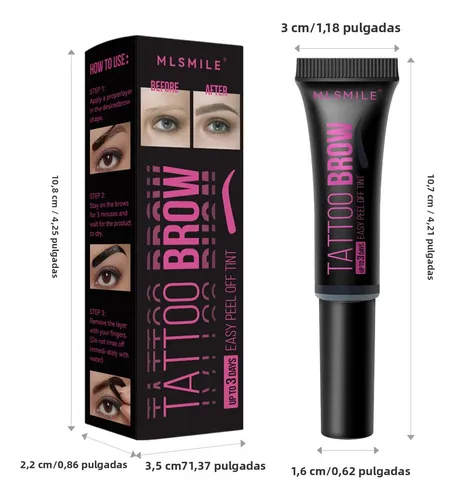 Gel Tinte Cejas Pelable Impermeable Larga Duración Natural