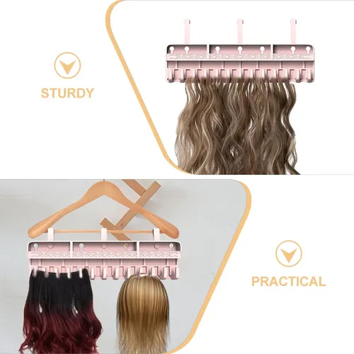 Soporte Para Extensiones De Cabello Con Montaje En Pared