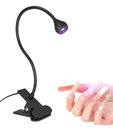 Lampara Uv/led De Secado De Uñas Flexible Con Gancho
