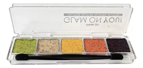 Paleta 5 Sombras Pink 21 Sombra Acabado Brillante