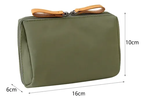 Bolsa De Maquillaje Pequeña, Bolsa De Maquillaje Con Verde