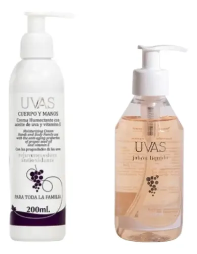 Combo Crema De Cuerpo Y Manos 200ml Y Jabón Líquido 250ml
