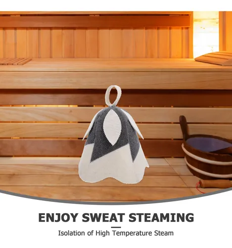 Gorro De Sauna De Fieltro Para Hombre Y Mujer, Gorro De Baño