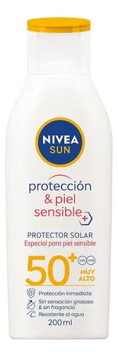 Nivea Sun F50 Piel Sensible X200