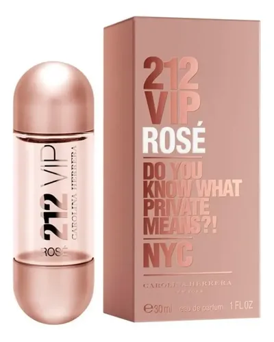 Perfume Carolina Herrera 212 Vip Rose Edp 30ml Importado