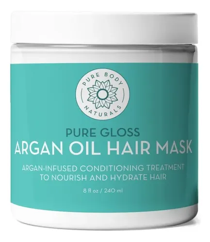 Mascarilla Capilar Pure Body Naturals Con Aceite De Argán 24