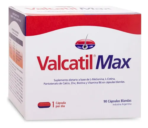 Valcatil Max X 90 Capsulas – Anticaida Del Cabello – Panalab