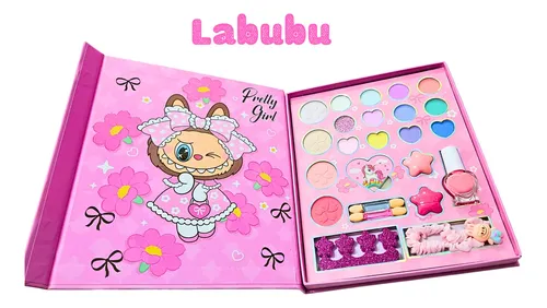 Caja Regalo Maquillaje Nena Completa Labial Sombras Divina