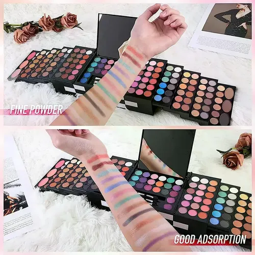 Qe Xt A Kit De Maquilla 142 Color Sombra De Ojos Paleta De