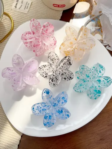 Pinzas Para El Pelo Flores Para Cabello Accesorios Cabello 6