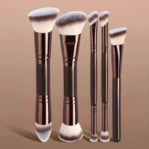 Cross Border New Dual Head Makeup Brush Set Foundation Blush