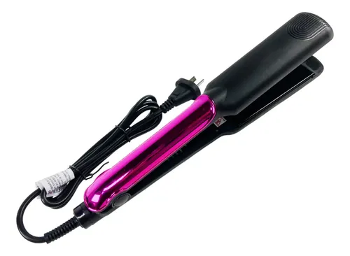 Plancha Para Pelo Profesional Placas Turmalina Color Rosa Veoquiero