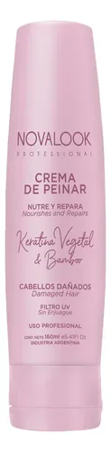 Crema De Peinar Novalook De Keratina Y Bambo 160ml