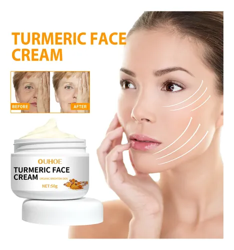 Crema Facial De Cúrcuma – Crema Facial Hidratante Reductora