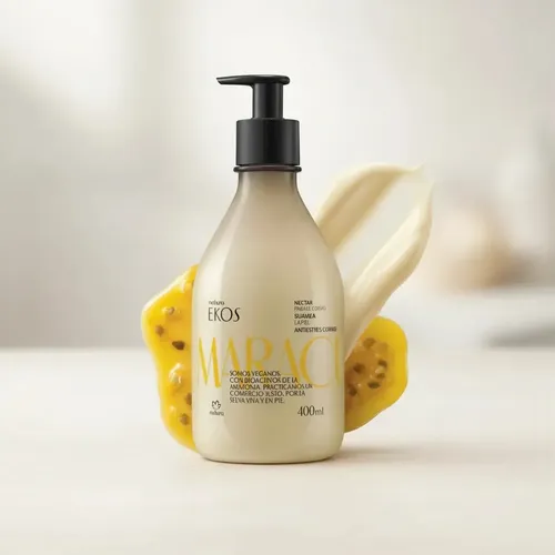 Crema Hidratante Corporal Pulpa Natura Ekos Maracuya 400 Ml