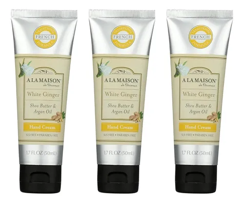 Crema De Manos A La Maison White Ginger 3×1.7 Oz