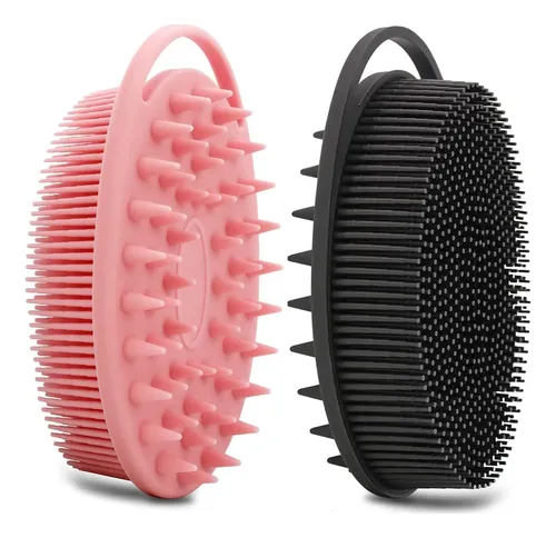 Juego De 2 Exfoliadores Corporales De Silicona Haysna