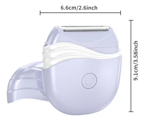 Afeitadora Eléctrica Para Mujeres, Violeta