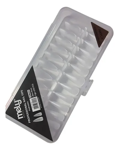 Tips Softgel Stiletto Prelimados Mely 240 Pcs Uñas