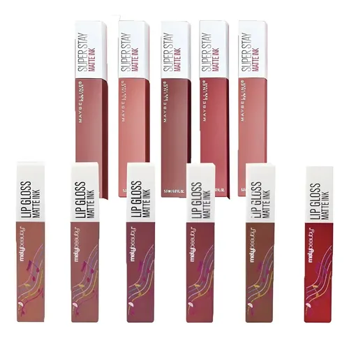 Super Stay Matte Ink Music Collection Dupe Mely Labial Matte Color 6