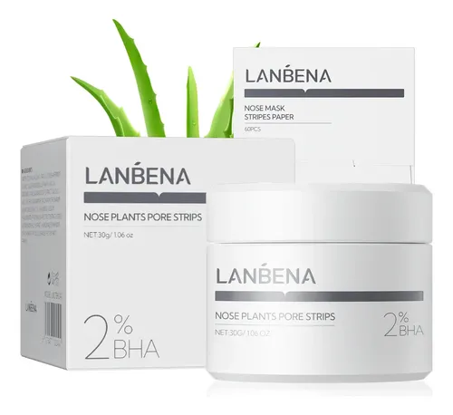 Lanbena Removedor De Puntos Negros 30g + 60 Pzs Papel