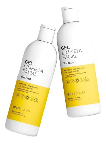 Biobellus Gel Limpieza Facial Piel Mixta Pantenol Mazanilla