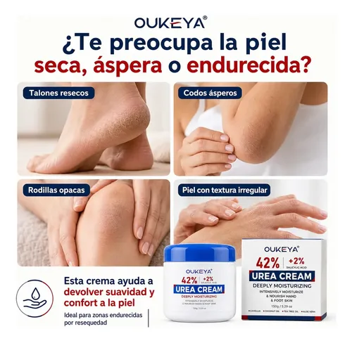 Exfolia Hidrata Crema De Urea Pies Talones Agrietados 2x150g