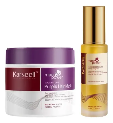 Karseell Kit Máscara Matizadora 500 Ml+ Aceite 50 Ml