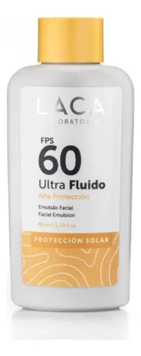 Protector Solar Facial Ultra Fluido Invisible 60 Fps Laca