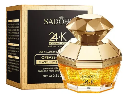 Crema Facial 24k Gold Collagen Niacinamide Centella