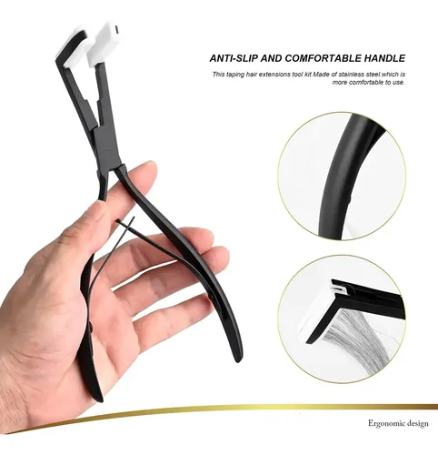 Pinzas Para Extensiones De Cabello Con Cinta Adhesiva, Super