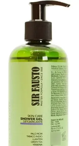 Sir Fausto Pure Shower Gel De Ducha Corporal Detox X 250ml