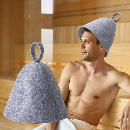 ` Gorro De Lana For Sauna Anti Calor Color Sólido U