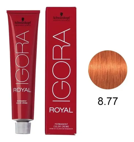 Tintura Igora Royal Schwarzkopf Tono 8.77 60g