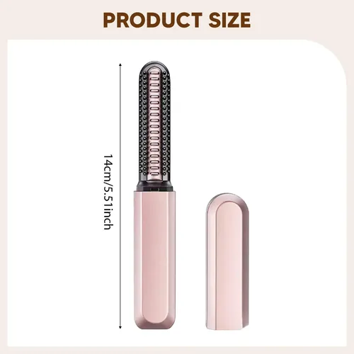 Cepillo De Viaje Small Bangs Para Cabello, Mujer, Rosa Dorad