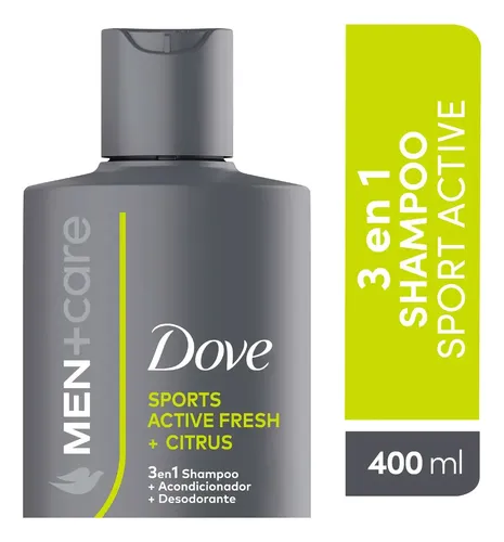 Dove Men +Care Sports 3en1 Shampoo 400 Ml