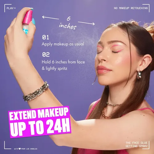 Nyx Professional Makeup Spray Fijador The Face Glue 24 Hr