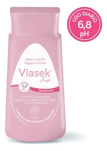 Viasek Fresh Menopausia Jabón Líquido Íntimo