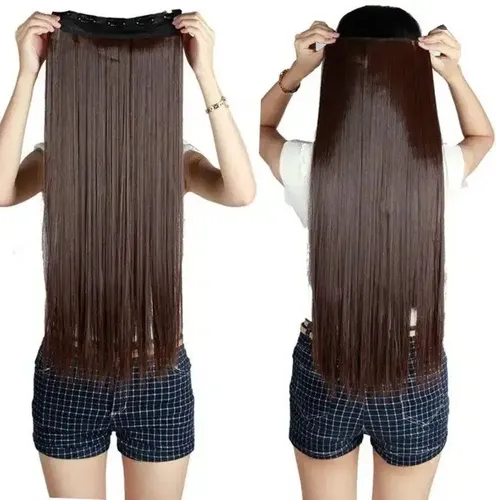 Extensiones Cortina De Pelo Organico 60cm Extra Calidad Imp