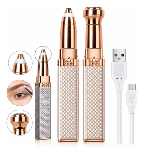 Depiladora Facial Eléctrica Corporal Usb Recargable 2 En 1