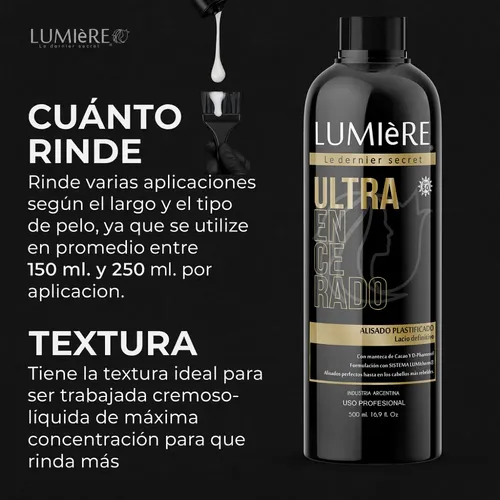 Kit Alisado Encerado + Lifting+ampolla Profesional Nutritiva