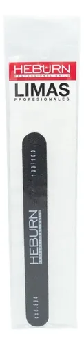 Lima Plana Heburn Recta 804 Acrílicas Gel Gramaje 100