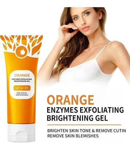 Gel Exfoliante Facial Natural De Naranja Sdfs Werw Cleans Gh
