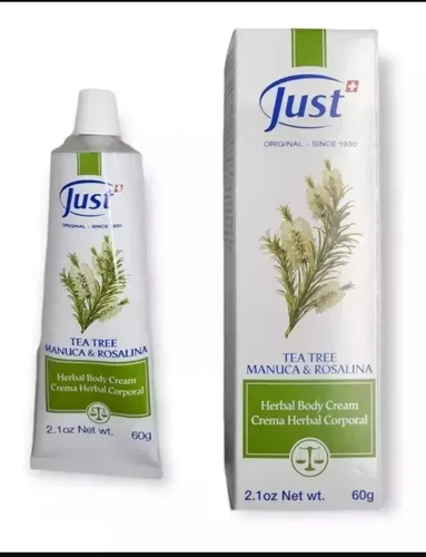 Just Crema De Tea Tree60gr Desinflama, Cicatriza, Desinfecta