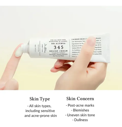 Crema Facial Calmante Antiacné 345 Con Ácido Hialurónico